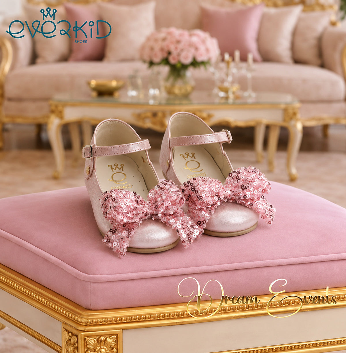 Βαπτιστικά Παπουτσάκια Baby Girl Περπατήματος - EVK.K6118