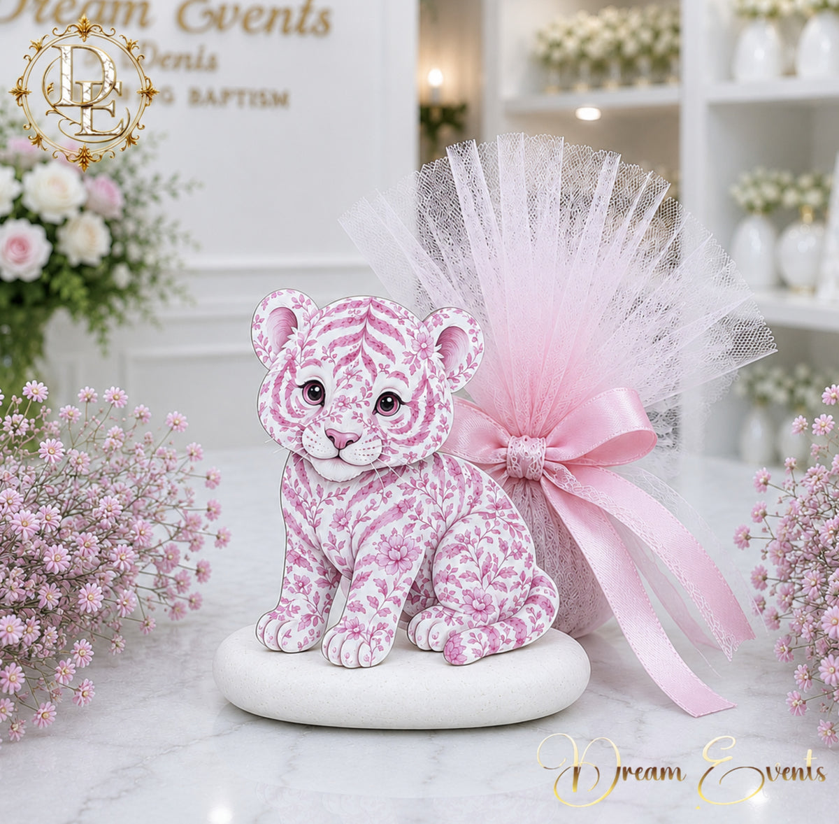 Μπομπονιέρα Βάπτισης Baby Dior Τίγρης - BD.1024