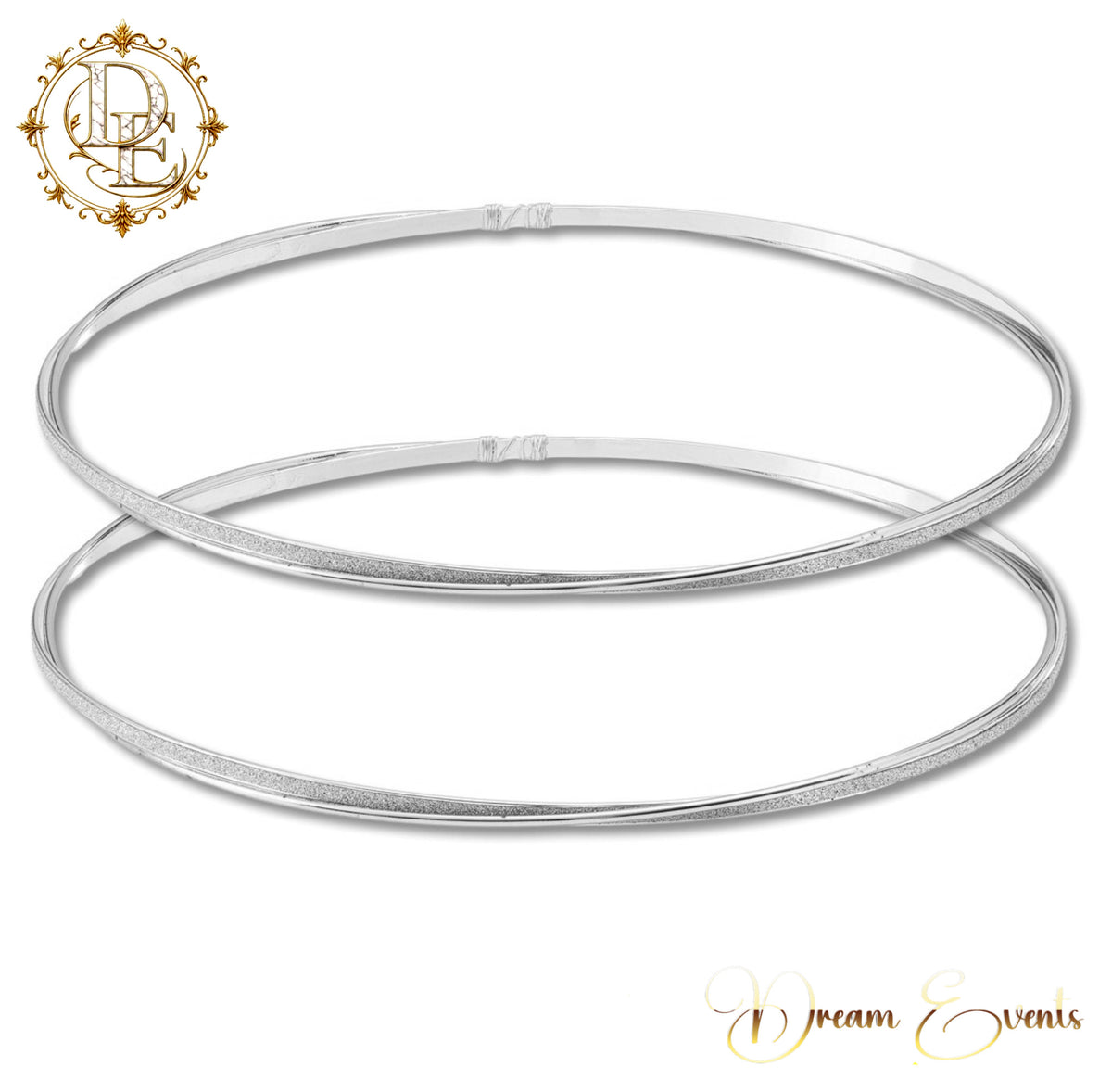 Χειροποίητα Στέφανα Γάμου – Harmonic Silver - AA.2424