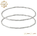 Χειροποίητα Ασημί Στέφανα Γάμου – Silver Harmony - AA.2641