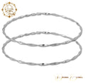 Χειροποίητα Επάργυρα Στέφανα Γάμου – Silver Wave - AA.2446