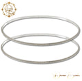 Χειροποίητα Ασημί Στέφανα Γάμου – Crystal Line - AA.2501