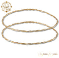 Χειροποίητα Στέφανα Γάμου – Golden Weave - AA.2640