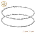 Χειροποίητα Ασημί Στέφανα Γάμου – Crystal Shine - AA.2616