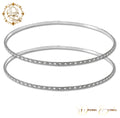 Χειροποίητα Ασημί Στέφανα Γάμου – Silver Crystal Glamour - AA.2456